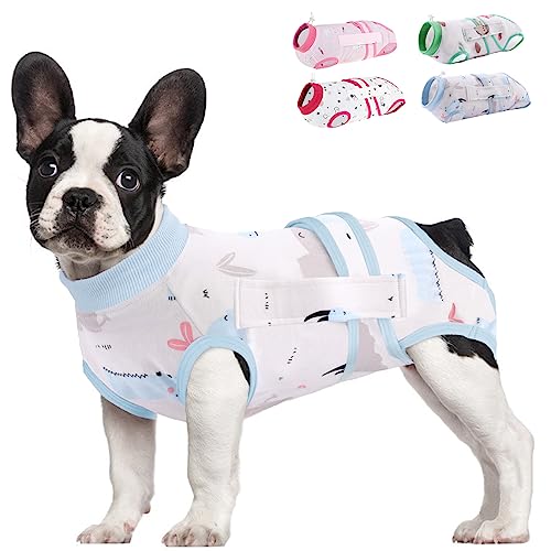 KOESON Hunde-Genesungsanzug, Spay Anzug für Hündinnen mit Urinnenloch, Haustier-chirurgischer Genesungsanzug, Genesungsanzug, Anti-Leck-Haustier-Bodysuit für Bauchwunde Krokodil 2XL von KOESON