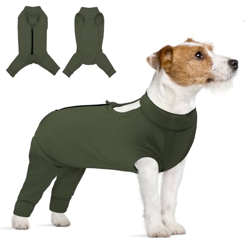 KOESON Hunde-Genesungsmanschette, Hinterbein, Hunde-Genesungsanzug für weibliche und männliche Hunde, Hundebeinmanschette gegen Lecken, langärmelige Hunde-Hinterbein-Wundabdeckung, Einteiler zur KOESON Hunde-Genesungsmanschette, Hinterbein, Hunde-Genesungsanzug für weibliche und männliche Hunde, Hundebeinmanschette gegen Lecken, langärmelige Hunde-Hinterbein-Wundabdeckung, Einteiler zur von KOESON