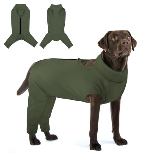 KOESON Hunde-Genesungsmanschette, Hinterbein, Hunde-Genesungsanzug für weibliche und männliche Hunde, Hundebeinmanschette gegen Lecken, langärmelige Hunde-Hinterbein-Wundabdeckung, Einteiler zur KOESON Hunde-Genesungsmanschette, Hinterbein, Hunde-Genesungsanzug für weibliche und männliche Hunde, Hundebeinmanschette gegen Lecken, langärmelige Hunde-Hinterbein-Wundabdeckung, Einteiler zur von KOESON