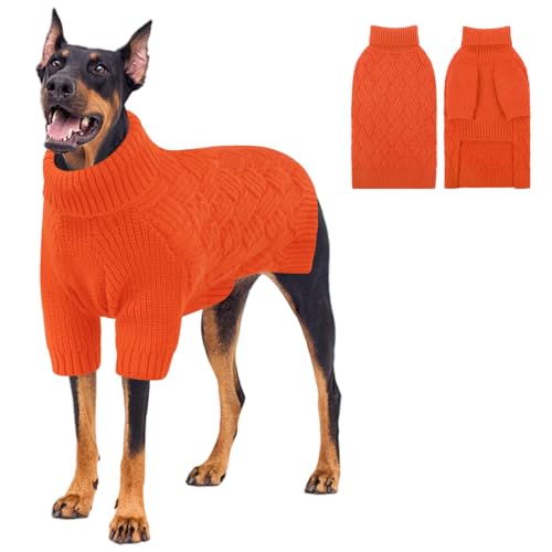 KOESON Hundepullover, Rollkragenpullover für Halloween, Weihnachten, Thanksgiving, warmer Strickpullover für Hunde, weibliche Männer, Rollkragenpullover für Herbst, Winter und Frühling KOESON Hundepullover, Rollkragenpullover für Halloween, Weihnachten, Thanksgiving, warmer Strickpullover für Hunde, weibliche Männer, Rollkragenpullover für Herbst, Winter und Frühling von KOESON