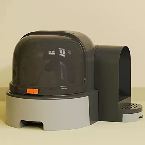 Katzentoilette, Katzentoilette mit Fronteinstieg und Deckel, überdachte Kätzchentoilette, geruchsdichte Katzentoilette vom Korridortyp mit Sandschublade, einschließlich Katzentoilette (Color : Grey) Katzentoilette, Katzentoilette mit Fronteinstieg und Deckel, überdachte Kätzchentoilette, geruchsdichte Katzentoilette vom Korridortyp mit Sandschublade, einschließlich Katzentoilette (Color : Grey) von KOKMAT