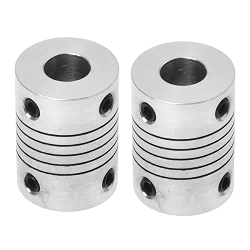 KOKSII 2X Motorwelle 8mm Bis 8mm Gelenkschraubenschluessel Koppler Kupplung D18L25 von KOKSII