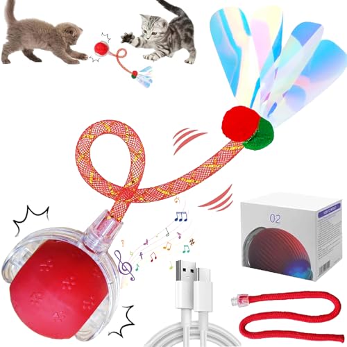 Interaktives Katzenspielzeug für Indoor-Katzen, intelligenter Rollball für Haustier, elektrisches automatisches Katzenspielzeug für Indoor-Katzen, bewegliches Katzenspielzeug, elektrisches Interaktives Katzenspielzeug für Indoor-Katzen, intelligenter Rollball für Haustier, elektrisches automatisches Katzenspielzeug für Indoor-Katzen, bewegliches Katzenspielzeug, elektrisches von KOLGEIKJ