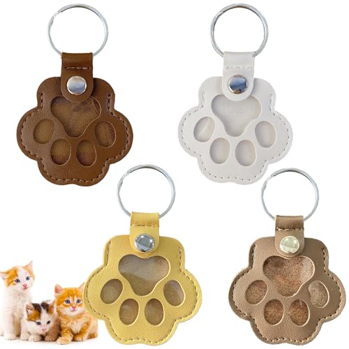 KOLGEIKJ Personalisierte Aufbewahrungsbox für Tierhaare für Hunde, Schlüsselanhänger für Tierhaare, Tierhaar-Aufbewahrungstasche, Fell-Schlüsselanhänger für Haustiere, Gedenkgeschenk für Hunde (B) von KOLGEIKJ