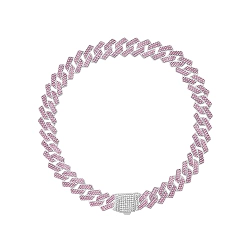 Hundehalsband, Glitzer, Diamant, kubanisches Halsband, Metallkette mit Design, sichere Schnalle, Haustier-Metallgliederkette, Schmuckzubehör für kleine, mittelgroße und große Hunde, Katzen Hundehalsband, Glitzer, Diamant, kubanisches Halsband, Metallkette mit Design, sichere Schnalle, Haustier-Metallgliederkette, Schmuckzubehör für kleine, mittelgroße und große Hunde, Katzen von KOLODOGO