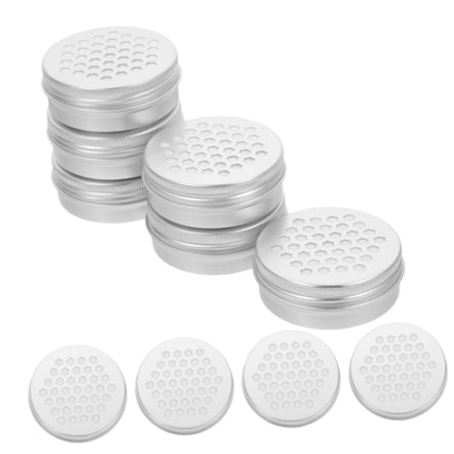 KOMBIUDA 10 Stück Aluminium Aroma Diffuser Box Langlebig und Leicht Rundes Design mit Löchern Tragbar für Innenräume und Auto Effektive Luftauffrischung Korrosionsbeständig Stilvolle von KOMBIUDA