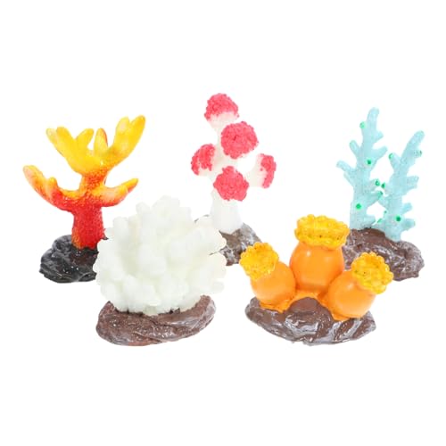 KOMBIUDA 10 Stück Teiliges Künstliches Korallenriff Resin Farbenfrohe Mini Dekoration für Süß Salzwasser aquarien Langlebig Realistische Unterwasserlandschaft Geeignet für Fischbecken und KOMBIUDA 10 Stück Teiliges Künstliches Korallenriff Resin Farbenfrohe Mini Dekoration für Süß Salzwasser aquarien Langlebig Realistische Unterwasserlandschaft Geeignet für Fischbecken und von KOMBIUDA