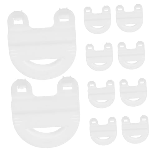 KOMBIUDA 10 Stück Teiliges Kunststoffkäfig Clips für Kaninchen und Kleintiere Stabile Flexible Drahtkäfig Verschlüsse zur Einfachen und Sicheren Fixierung von Hamster und Hasenkäfigen von KOMBIUDA