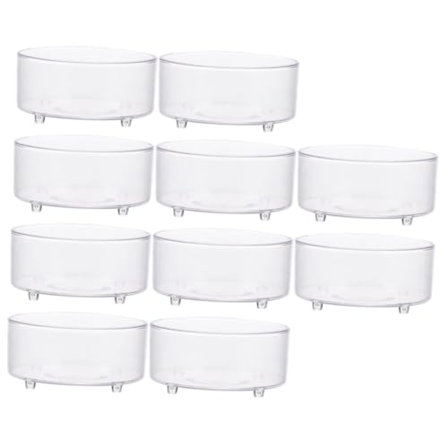 KOMBIUDA 10 Stück Teiliges Reptilien Wasserschale aus Transparentem Acryl Stabiles Kippsicheres Futter Wassernapf für Schildkröten Eidechsen und Kleine Haustiere Einfach zu Reinigen und KOMBIUDA 10 Stück Teiliges Reptilien Wasserschale aus Transparentem Acryl Stabiles Kippsicheres Futter Wassernapf für Schildkröten Eidechsen und Kleine Haustiere Einfach zu Reinigen und von KOMBIUDA