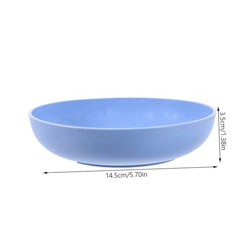 KOMBIUDA 12 Stück Teiliges Flacher Katzennäpfe in Beige und Blau rutschfest mit Glatter Oberfläche für Kätzchen und Kurzbeinige Katzen Vielseitig für Katzenfutter und Snacks von KOMBIUDA
