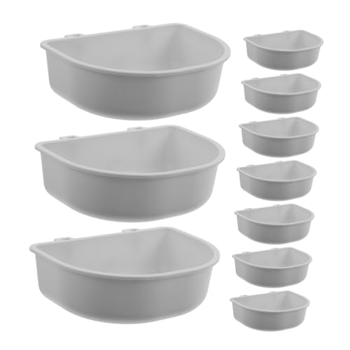 KOMBIUDA 15 Stück Teiliges Hängende Futter Wassernäpfe für Haustierkäfige Crate Feeder Dish für Hunde Katzen Kaninchen Vögel und Kleintiere Abnehmbar und Leicht zu Reinigen von KOMBIUDA