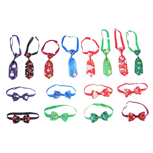 KOMBIUDA 16 Stück Teiliges Weihnachts Haustier Verstellbare Hundekrawatten Niedliche Cosplay Accessoires für Welpen und Festliche Party Haustiermode KOMBIUDA 16 Stück Teiliges Weihnachts Haustier Verstellbare Hundekrawatten Niedliche Cosplay Accessoires für Welpen und Festliche Party Haustiermode von KOMBIUDA