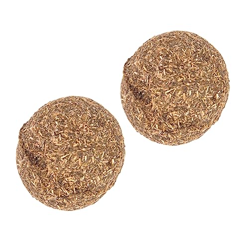 KOMBIUDA 2 STÜCK Katzenminze Ball Natürliche Kauspielzeuge für Katzen und Kätzchen Fördert Gesundheit und Spielvergnügen zur Beschäftigung und Entspannung KOMBIUDA 2 STÜCK Katzenminze Ball Natürliche Kauspielzeuge für Katzen und Kätzchen Fördert Gesundheit und Spielvergnügen zur Beschäftigung und Entspannung von KOMBIUDA
