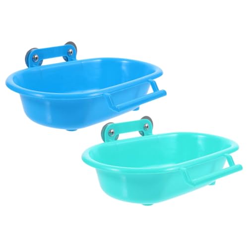 KOMBIUDA 2 Stück Hängende Wellensittich Badewanne aus Geruchsneutralem Material Praktische Vogelbadewanne für Käfig Multifunktionales Vogelbad für Papageien und Kleine Ziervögel Teiliges KOMBIUDA 2 Stück Hängende Wellensittich Badewanne aus Geruchsneutralem Material Praktische Vogelbadewanne für Käfig Multifunktionales Vogelbad für Papageien und Kleine Ziervögel Teiliges von KOMBIUDA