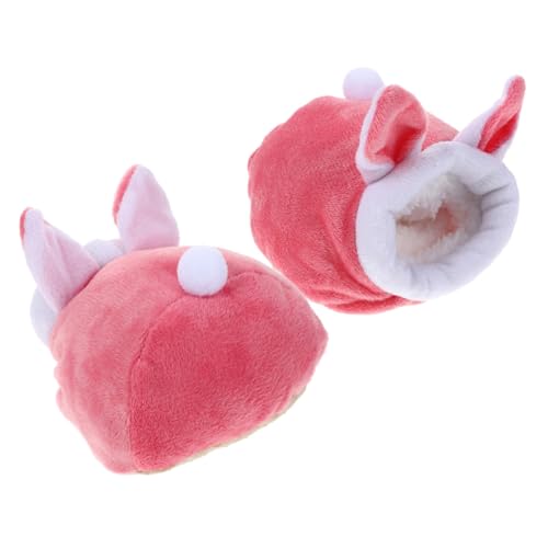 KOMBIUDA 2 Stück Kleintierbett für Hamster und Igel Kuscheliges Wintertaugliches Hamsternestbett Komfortables Pflegeleichtes Schlafhaus mit Niedlichem Cartoon Design für Kleine Haustiere KOMBIUDA 2 Stück Kleintierbett für Hamster und Igel Kuscheliges Wintertaugliches Hamsternestbett Komfortables Pflegeleichtes Schlafhaus mit Niedlichem Cartoon Design für Kleine Haustiere von KOMBIUDA