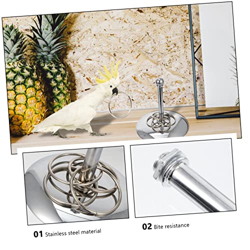 KOMBIUDA 2 Stück Parrot Training Toy Mittlere und Große Interaktives Vogelspielzeug Intelligenz und Bewegung für Papageien und Käfigvögel von KOMBIUDA