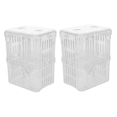 KOMBIUDA 2 Stück Teiliges Schwimmendes Fischzuchtbox aus Klarem Kunststoff Robustes Aufzuchtbecken mit Sicherer Isolationsfunktion für Guppy Betta und Andere Aquarienfische KOMBIUDA 2 Stück Teiliges Schwimmendes Fischzuchtbox aus Klarem Kunststoff Robustes Aufzuchtbecken mit Sicherer Isolationsfunktion für Guppy Betta und Andere Aquarienfische von KOMBIUDA