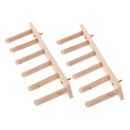 KOMBIUDA 2 Stück Wandmontierte Katzenleiter aus Holz rutschfest Stabil für Indoor Katzenmöbel Wohnraum Katzenkletterwand Haustier Spieltreppe KOMBIUDA 2 Stück Wandmontierte Katzenleiter aus Holz rutschfest Stabil für Indoor Katzenmöbel Wohnraum Katzenkletterwand Haustier Spieltreppe von KOMBIUDA