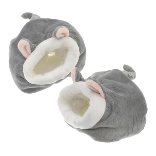 KOMBIUDA 2 Stücke Kleines Haustierbett mit Atmungsaktivem Cartoon Design Plüschnest für Hamster und Igel Warme und Belüftete Kuschelhöhle für Kleine Tiere im Winter KOMBIUDA 2 Stücke Kleines Haustierbett mit Atmungsaktivem Cartoon Design Plüschnest für Hamster und Igel Warme und Belüftete Kuschelhöhle für Kleine Tiere im Winter von KOMBIUDA