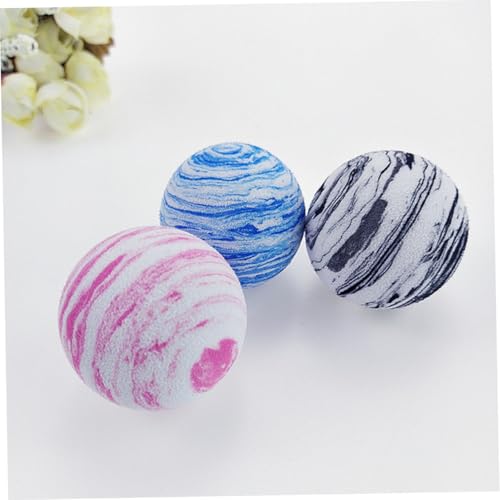 KOMBIUDA 20 Stück Teiliges Eva hundespielzeug Bunte Weiche Hüpfbälle für Katzen Lustige Indoor und Outdoor Spielbälle Schadstofffreie Welpen Spielbälle in Rosa Interaktives von KOMBIUDA