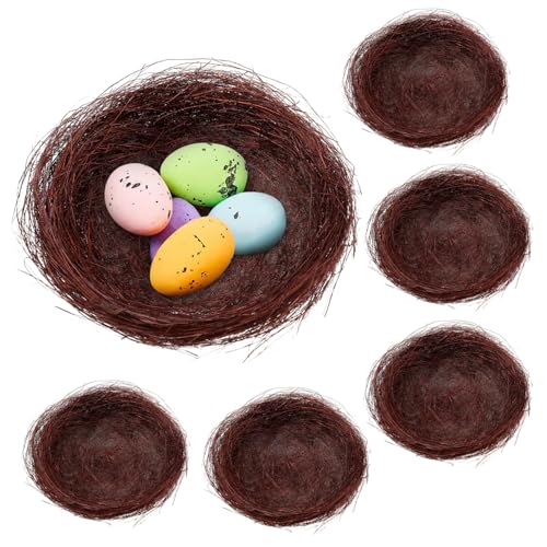 KOMBIUDA 20 Stück Teiliges Künstliche Vogel Nester aus Langlebigem Fadenmaterial Gartendekoration für Balkon und DIY Mikrolandschaften Vielseitig Einsetzbar als Schmuckhalter und KOMBIUDA 20 Stück Teiliges Künstliche Vogel Nester aus Langlebigem Fadenmaterial Gartendekoration für Balkon und DIY Mikrolandschaften Vielseitig Einsetzbar als Schmuckhalter und von KOMBIUDA
