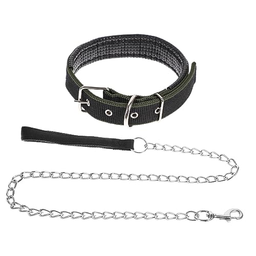 KOMBIUDA Verstellbare Haustierhalsbänder Zugeisenkette Modisch Schwarz L für Hunde KOMBIUDA Verstellbare Haustierhalsbänder Zugeisenkette Modisch Schwarz L für Hunde von KOMBIUDA
