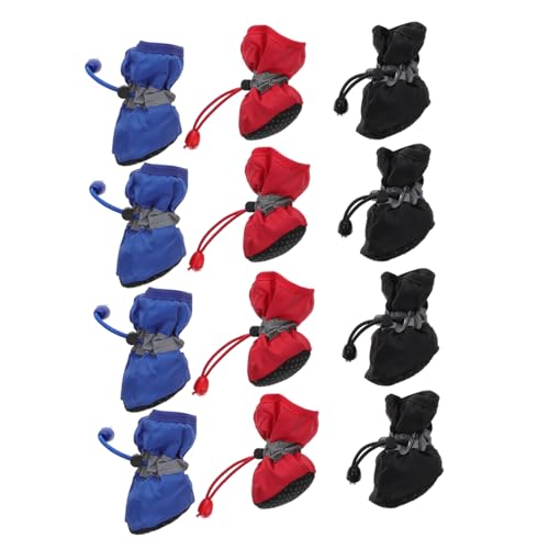 KOMBIUDA 3 Sätze wasserdichte Hunderegenstiefel für Kleine Hunde Warme rutschfeste Outdoor Hundeschuhe mit Baumwollfutter Langlebig und Komfortabel für Regnerische Tage KOMBIUDA 3 Sätze wasserdichte Hunderegenstiefel für Kleine Hunde Warme rutschfeste Outdoor Hundeschuhe mit Baumwollfutter Langlebig und Komfortabel für Regnerische Tage von KOMBIUDA