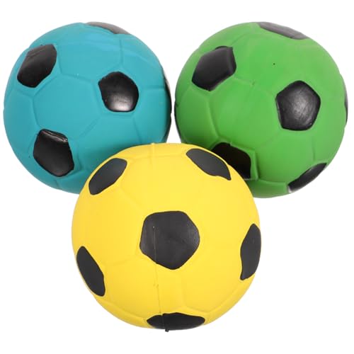 KOMBIUDA 3er Satz Sound-fußballspielzeug Lustige Interaktive Flummis Sicher Und Langlebig Für Kinder Und Haustiere von KOMBIUDA
