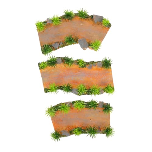 KOMBIUDA 3 Stück Teiliges Aquarium Deko Resin Steinweg und Brücke für Micro Landschaft Geschwungener Miniatur Pfad mit Detailreicher Gestaltung Vielseitig für Fischbecken Fairy Garden und KOMBIUDA 3 Stück Teiliges Aquarium Deko Resin Steinweg und Brücke für Micro Landschaft Geschwungener Miniatur Pfad mit Detailreicher Gestaltung Vielseitig für Fischbecken Fairy Garden und von KOMBIUDA