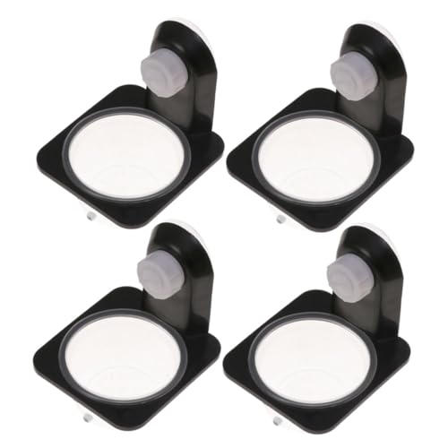 KOMBIUDA 4 Stück Reptilienschale Gecko Water Bowl Gecko füttern Haustier schleichtiere Eidechsen-Trinkschale Futterschale für Eidechsen Schwarz KOMBIUDA 4 Stück Reptilienschale Gecko Water Bowl Gecko füttern Haustier schleichtiere Eidechsen-Trinkschale Futterschale für Eidechsen Schwarz von KOMBIUDA