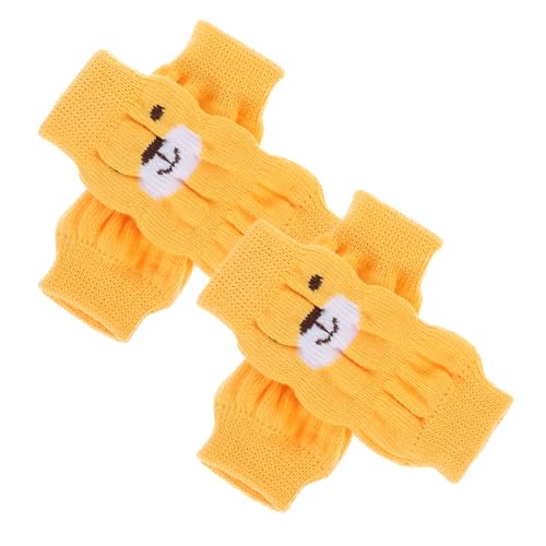 KOMBIUDA 4 Stück Teiliges Baumwoll Hundebeinsocken Anti rutsch Schutzhülle Warme Hundebeinstulpen für Kleine bis Mittelgroße Hunde rutschfeste Hundesocken für Stärkeren Grip auf Glatten von KOMBIUDA