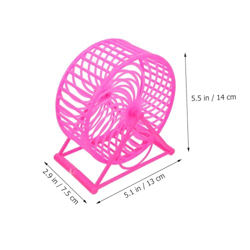 KOMBIUDA 4 Stück Teiliges Hamster laufrad Geräuschlosem Design rutschfest und Geeignet für Zwerghamster Mäuse Gerbils und Kleine Kleintiere Fördert Bewegung und Spielspaß im Käfig von KOMBIUDA