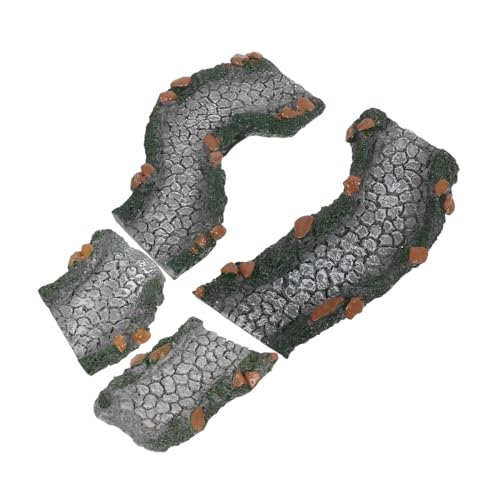 KOMBIUDA 4 Stück Teiliges Miniatur-Resin-steinpfad- Gebogene Aquarium-treppen Dekorative Gartenfiguren Robuste Landschaftsornamente für Fischbecken und Mikro-landschaften KOMBIUDA 4 Stück Teiliges Miniatur-Resin-steinpfad- Gebogene Aquarium-treppen Dekorative Gartenfiguren Robuste Landschaftsornamente für Fischbecken und Mikro-landschaften von KOMBIUDA