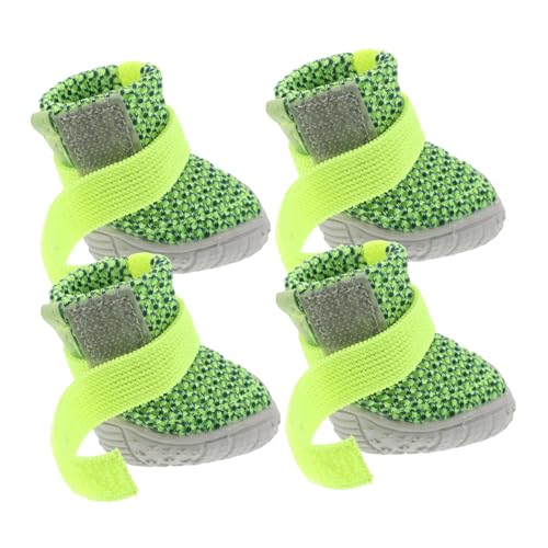 KOMBIUDA 4 Stück Teiliges rutschfeste Haustierschuhe mit Leichter Sohle Sportliches Design Atmungsaktive Kleine Hundeschuhe für Ganzjährige Outdoor Aktivitäten und Sicheren Spaziergang KOMBIUDA 4 Stück Teiliges rutschfeste Haustierschuhe mit Leichter Sohle Sportliches Design Atmungsaktive Kleine Hundeschuhe für Ganzjährige Outdoor Aktivitäten und Sicheren Spaziergang von KOMBIUDA