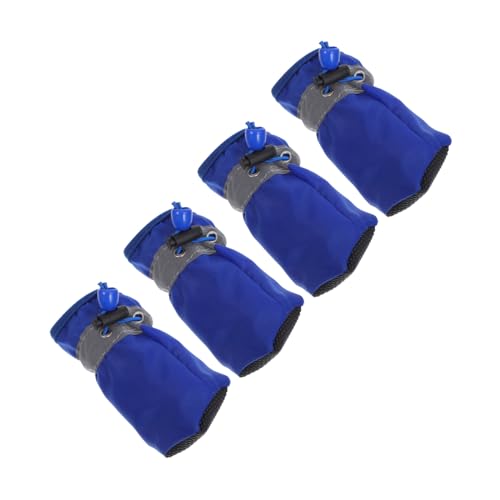 KOMBIUDA 4 wasserdichte Hundeschuhe XL für Kleine bis Mittelgroße Hunde rutschfeste Pfotenschutz Boots Allwetterfest Leicht Schützende Outdoor Hundeschuhe in Blau KOMBIUDA 4 wasserdichte Hundeschuhe XL für Kleine bis Mittelgroße Hunde rutschfeste Pfotenschutz Boots Allwetterfest Leicht Schützende Outdoor Hundeschuhe in Blau von KOMBIUDA