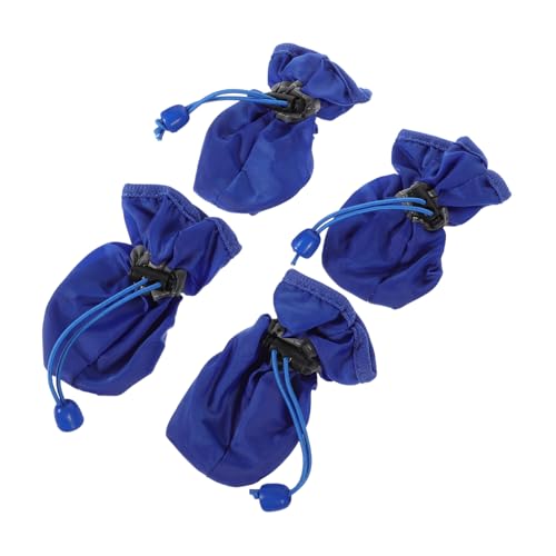 KOMBIUDA 4 wasserdichte Hundestiefel Blau mit Rutschfester Sohle Pfotenschutz für Kleine und Mittelgroße Hunde Ganzjährig Geeignet KOMBIUDA 4 wasserdichte Hundestiefel Blau mit Rutschfester Sohle Pfotenschutz für Kleine und Mittelgroße Hunde Ganzjährig Geeignet von KOMBIUDA