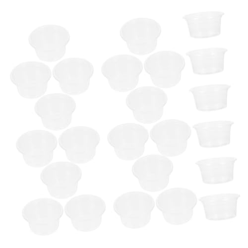 KOMBIUDA 50 Stück Reptilien Wasserschale Transparent Spill-resistent mit Stabiler Basis für Schlange Gecko Reptil Frosch Kleine Futter Wassertränke für Terrarien Wiederverwendbar KOMBIUDA 50 Stück Reptilien Wasserschale Transparent Spill-resistent mit Stabiler Basis für Schlange Gecko Reptil Frosch Kleine Futter Wassertränke für Terrarien Wiederverwendbar von KOMBIUDA