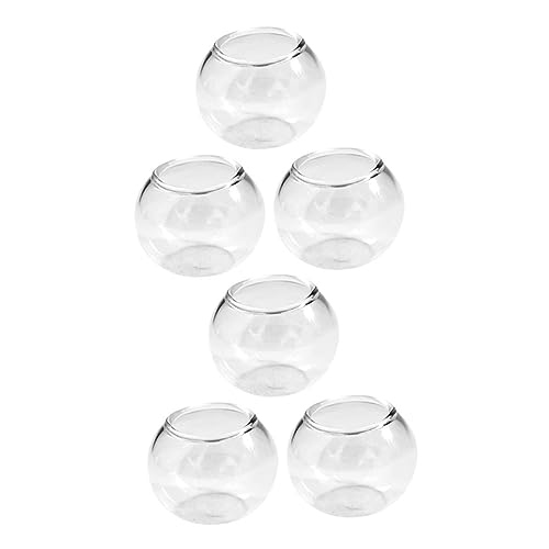 KOMBIUDA 6stücke Teiliges Miniatur Glasfischbecken Für -Dekoration Handgefertigte Fischschalen Szenen Für Kreative -projekte Und Miniaturlandschaften KOMBIUDA 6stücke Teiliges Miniatur Glasfischbecken Für -Dekoration Handgefertigte Fischschalen Szenen Für Kreative -projekte Und Miniaturlandschaften von KOMBIUDA