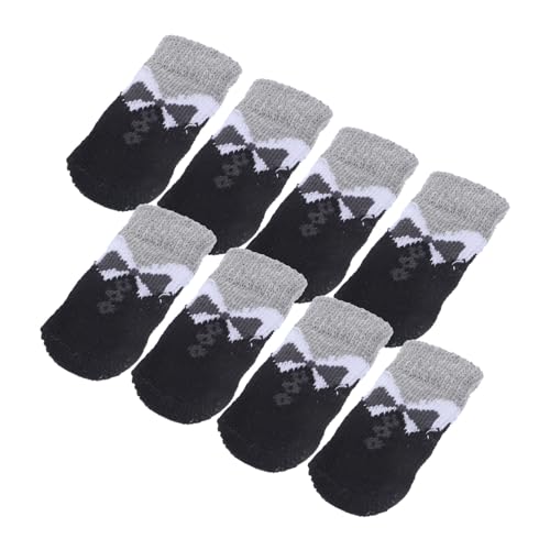 KOMBIUDA 8 Stück Teiliges Haustiersocken für Hunde und Katzen Warme Elastische Pfotenschutz Socken mit Rutschfester Sohle Geeignet für Kleine bis Große Hunde Bequeme Atmungsaktive KOMBIUDA 8 Stück Teiliges Haustiersocken für Hunde und Katzen Warme Elastische Pfotenschutz Socken mit Rutschfester Sohle Geeignet für Kleine bis Große Hunde Bequeme Atmungsaktive von KOMBIUDA