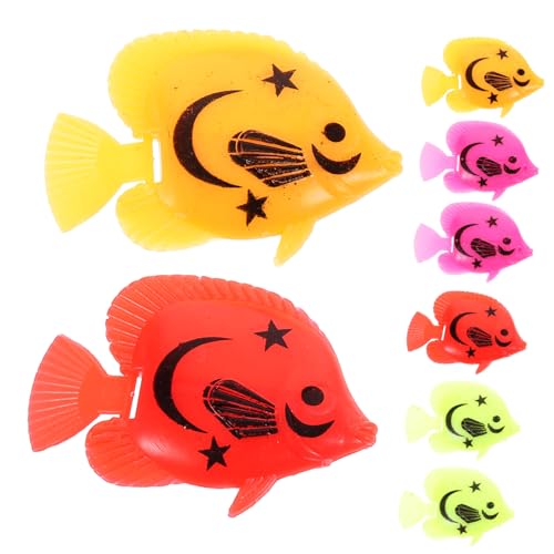 KOMBIUDA 8stücke Künstliche Schwimmfische Plastische Dekoration Für Aquarien Und Terrarien Lebensnahe Fake-Fische Für Liebevolle Aquarium-Dekoration Bunte Fische Für Junge Mädchen KOMBIUDA 8stücke Künstliche Schwimmfische Plastische Dekoration Für Aquarien Und Terrarien Lebensnahe Fake-Fische Für Liebevolle Aquarium-Dekoration Bunte Fische Für Junge Mädchen von KOMBIUDA