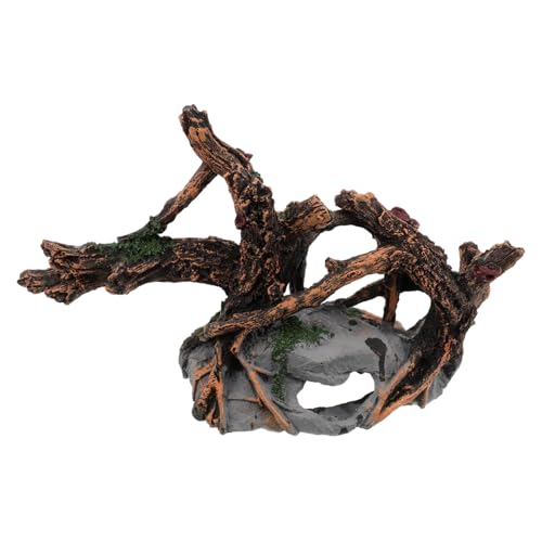 KOMBIUDA Aquarium Deko Resin Baumstamm Hohl Baumstamm Versteck Höhle für Garnelen Betta Fische Aquarien Dekoration Langlebig Realistisch für Süß Salzwasser Aquarien KOMBIUDA Aquarium Deko Resin Baumstamm Hohl Baumstamm Versteck Höhle für Garnelen Betta Fische Aquarien Dekoration Langlebig Realistisch für Süß Salzwasser Aquarien von KOMBIUDA