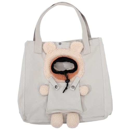 KOMBIUDA Atmungsaktive Canvas Haustier Tragetasche für Kleine Katzen und Hunde Tragbare Umhängetasche mit Großer Kapazität für Reisen und Outdoor Aktivitäten KOMBIUDA Atmungsaktive Canvas Haustier Tragetasche für Kleine Katzen und Hunde Tragbare Umhängetasche mit Großer Kapazität für Reisen und Outdoor Aktivitäten von KOMBIUDA