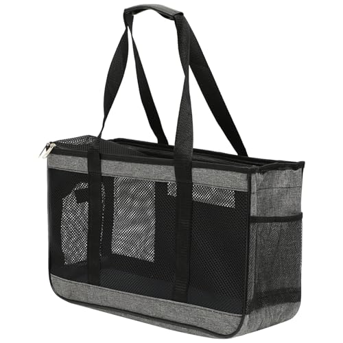 KOMBIUDA Atmungsaktive Faltbare Haustier Tragetasche aus Oxford Kleiner Hund Katze Carrier für Outdoor Praktisch und Leicht zum Wandern Reisen und Einkaufen von KOMBIUDA