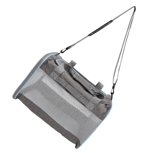 KOMBIUDA Atmungsaktive Leichte Katzentasche aus Mesh Tragbare Transporttasche für Kleine Katzen und Welpen für Reisen Outdoor und Alltag Komfortabel und Sicher für Haustiere von KOMBIUDA