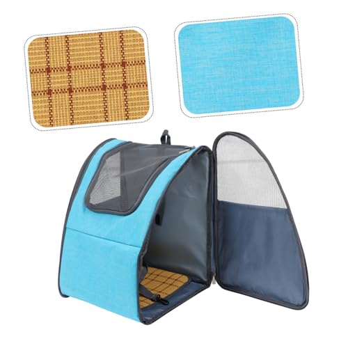 KOMBIUDA Atmungsaktiver Canvas Haustier Rucksack mit Reißverschluss Robust und Langlebig Faltbar Großer Kapazität Praktischer Transport für Katzen und Hunde für Outdoor Reisen und KOMBIUDA Atmungsaktiver Canvas Haustier Rucksack mit Reißverschluss Robust und Langlebig Faltbar Großer Kapazität Praktischer Transport für Katzen und Hunde für Outdoor Reisen und von KOMBIUDA