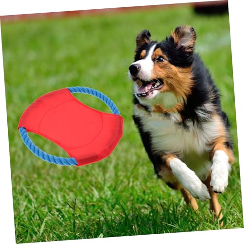 KOMBIUDA Bissfester Weicher Wurfscheiben hundespielzeug für Training und Apportieren Robustes Leichtes Wurfspielzeug für Retriever Samojeden und Aktive Hunde Farblich Zufällige Farbe von KOMBIUDA