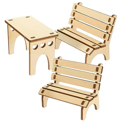 KOMBIUDA DIY Hamster Holz Teiliges Tisch und Bänke Langlebiges Käfig Interaktives Kleintier Zubehör für Chinchillas und Kleine Haustiere DIY KOMBIUDA DIY Hamster Holz Teiliges Tisch und Bänke Langlebiges Käfig Interaktives Kleintier Zubehör für Chinchillas und Kleine Haustiere DIY von KOMBIUDA