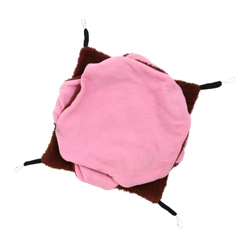 KOMBIUDA Dreilagige Kuschelhängematte aus Plüsch für Hamster Meerschweinchen und Chinchillas Warmes Nistbett Schlafnest für Kleine Nagetiere Langlebig und Einfach im Käfig zu Befestigen KOMBIUDA Dreilagige Kuschelhängematte aus Plüsch für Hamster Meerschweinchen und Chinchillas Warmes Nistbett Schlafnest für Kleine Nagetiere Langlebig und Einfach im Käfig zu Befestigen von KOMBIUDA