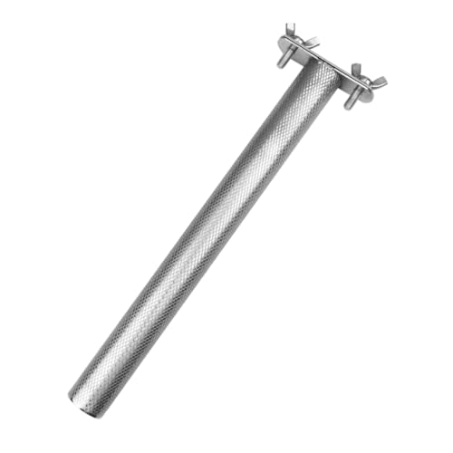 KOMBIUDA Edelstahl Papageien Schleifstab Grindarenaceous Stick mit Krallenmuster Robustes Kauspielzeug für Wellensittiche Nymphensittiche und Kleine Vögel Einfache Befestigung im Käfig KOMBIUDA Edelstahl Papageien Schleifstab Grindarenaceous Stick mit Krallenmuster Robustes Kauspielzeug für Wellensittiche Nymphensittiche und Kleine Vögel Einfache Befestigung im Käfig von KOMBIUDA