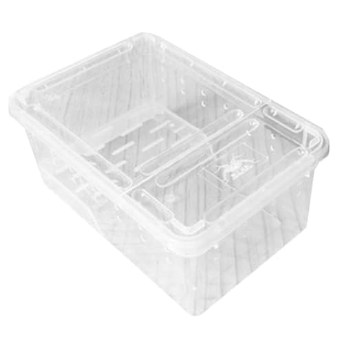 KOMBIUDA Großer Schildkröten Terrarium Aquarium mit Sonnenplattform Kletterrampe und Schwimmbereich Langlebiger Amphibien Lebensraum für Zuhause Praktischer Reptilien Zuchtbehälter von KOMBIUDA